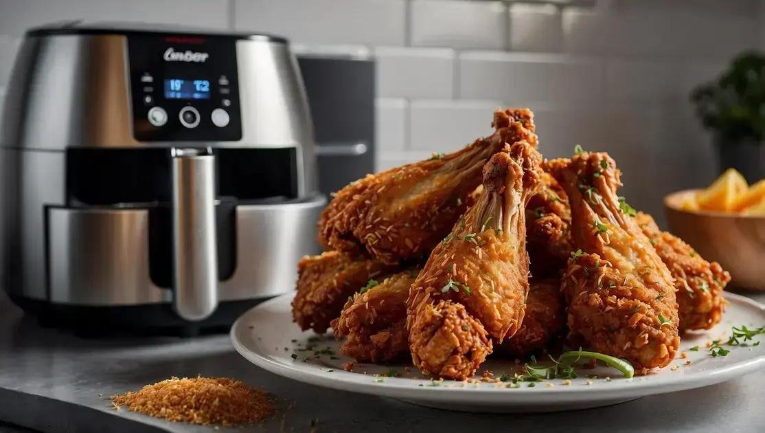 Asinha de Frango Empanada na Airfryer: Aprenda Como Fazer em Casa